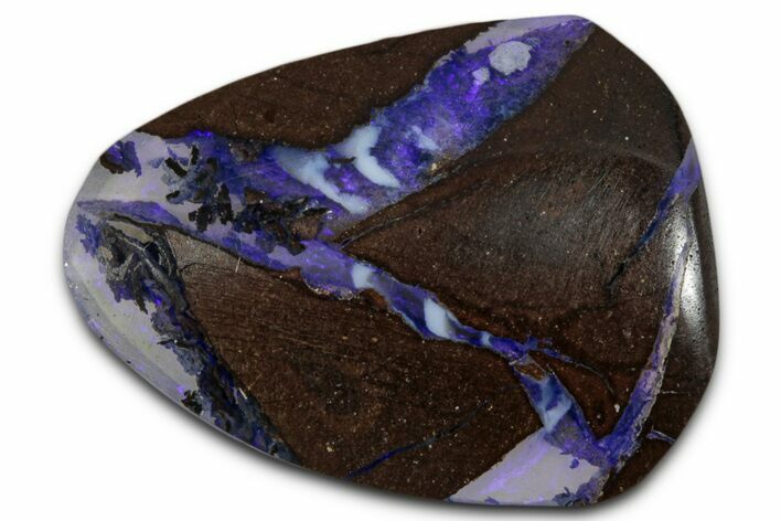 Electric Purple Boulder Opal Specimen - Queensland, Australia #351834